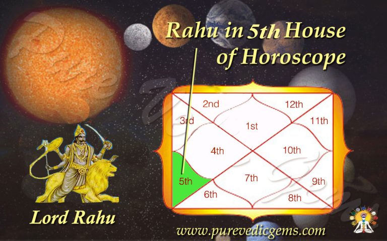 what does rahu in 5th house mean