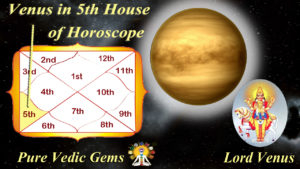 venus in 5th house vedic astrology
